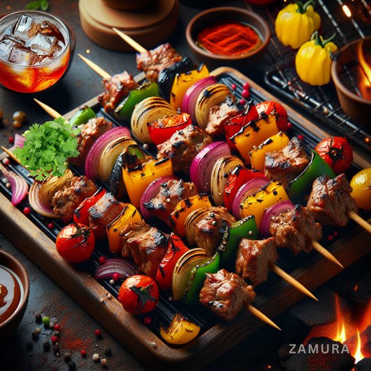 Brochettes – Gewürzte Fleischspieße